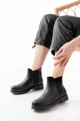 165-230 Siyah Lastikli Günlük Kadın Bot thumbnail 2