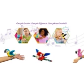 Peluş Ses Tekrarlı Hayvan Bileklik Aksesuar - Saka Kuşu - 5