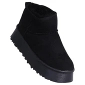 Skuaıter Tinsa Siyah Kadın İçi Kürklü Düz Bot thumbnail 1