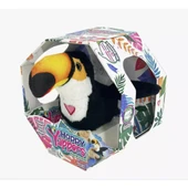 Peluş Ses Tekrarlı Hayvan Bileklik Aksesuar - Tukan Kuşu - 2