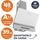 Ferre SilenArt Gesso  Yeni Seri  Ultra Sessiz Beyaz  Ankastre Set ( D081-SA + SS206  + QBL62CB ) thumbnail 2