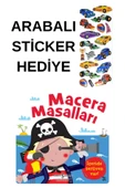 ARABALI STİCKER HEDİYELİ - OKUL ÖNCESİ RESİMLİ KİTAPLAR MASAL - MACERA MASALLARI thumbnail 1