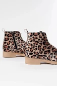 165-225 Leopar Bağcıklı Fermuarlı Günlük Kadın Bot thumbnail 5