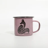 FreeCamp Campers Emaye Mug 350ml-LİLA thumbnail 1