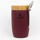Igloo Bamboo Yemek Termosu 500ml-BORDO thumbnail 6