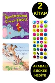 EMOJİLİ  STİCKER HEDİYE  - OKUL ÖNCESİ RESİMLİ KİTAPLAR  - HORTUMUMA ÇÖREK KAÇTI - SENİ SEVİYORUM MİNİĞİM thumbnail 1