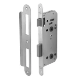 Sessiz Banyo Wc Kapı Gömme Kilidi 45 mm İç Silindirsiz Barelsiz Dayanıklı Metal Kilit Mekanizması thumbnail 1