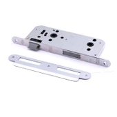 Sessiz Banyo Wc Kapı Gömme Kilidi 45 mm İç Silindirsiz Barelsiz Dayanıklı Metal Kilit Mekanizması thumbnail 3