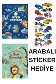 ARABALI STİCKER HEDİYELİ - OKUL ÖNCESİ RESİMLİ KİTAPLAR MASAL - UYKU ZAMANI - YENİ YAVRULAR thumbnail 1