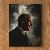 Atatürk Tablosu 30x20 MDF UV Baskı - 2