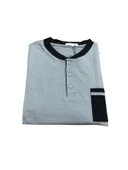 Pijamoni Erkek %100 Pamuk Penye Mevsimlik Uzun Kollu Pijama Takımı 6840 - 4