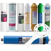 Su Arıtma Cihazı Filtre Seti Lg kuno Membranlı Aqualine 8 Aşamalı Filtre Seti thumbnail 1