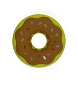 Donut Silgi - Kahverengi / Sarı thumbnail 2