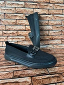 TAŞLI GÜNLÜK ORTORPEDİK TABAN KADIN TRİKO BABET SİYAH thumbnail 3