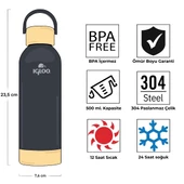 Igloo Hydrate Pro Termos 500ml-FÜME thumbnail 4