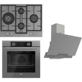 Ferre Fryart Serisi Airfry Pişirme Gri Set (ED078 + XE63CPR +D065 ) thumbnail 1