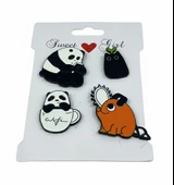 Kamp Çantası - Sırt Çantası - Terlik Süsü Charm Terlik 4'lü Jibbitz Aksesuar Model 6 - 2