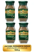 Jacobs Monarch Gold Cam Kavanoz Granül Kahve 100 gr X 4 Adet thumbnail 1