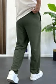 Erkek Rahat Kalıp Pileli Pantolon Yeşil Edw402 thumbnail 4