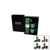 ÇANTALI 500ML 3 PARÇA  BARDAKLI ÇELİK TERMOS SETİ (5284) - 1