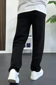 Erkek Rahat Kalıp Pileli Pantolon Siyah Edw402 thumbnail 4