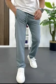 Erkek Regular Fit Düz Paça Eşofman Altı Mavi Edw405 thumbnail 2