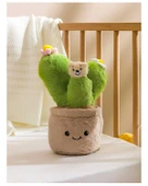 Selay Toys Kaktüs Krem Saksı 30 cm 9889 - 3