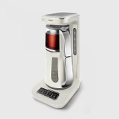 Karaca Çaysever Robotea Pro Quartz 4 in 1 Konuşan Çay Makinesi Creamy thumbnail 4