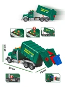 Pilli Işıklı Sesli Amerikan Tipi Oyuncak Çöp Kamyonu thumbnail 1