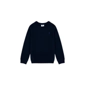 Çocuk Siyah Basic Bisiklet Yaka Sweatshirt 50269417 thumbnail 1