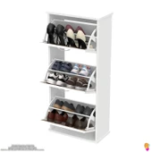 Modilayn VARBİ Asma Kapı Önü 52x 115x 26 cm’ lik 3 Düşer Kapak 6 Göz Bölmeli Ayakkabılık thumbnail 5