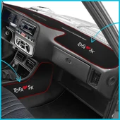 Tofaş Şahin Doğan Kartal Yüksek Torpido Koruma & Vites Konsol Yan Kaplama Halısı - Nakışlı thumbnail 1