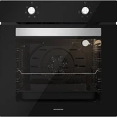 Silverline BO6501B01 - CS5343B01 - 3490 Oslo Siyah Ankastre Set thumbnail 1