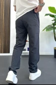 Erkek Beli Lastikli Jogger Pantolon Füme Edw394 thumbnail 3