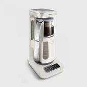 Karaca Çaysever Robotea Pro Quartz 4 in 1 Konuşan Çay Makinesi Creamy thumbnail 2