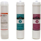 Su Arıtma Cihazı Filtresi 3 Lü Filtre Takımı Iki Karbon thumbnail 1