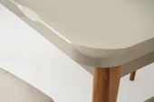 Duru Paris Mdf Lak Panel Açılır Yemek Masa Takımı 90x160 thumbnail 4