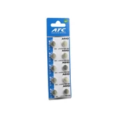 ATC ALKALİNE BUTTON BATTERY AG10 LR-1130/389/189 DÜĞME PİL ALKALİN 1.5V 10LU KART (5284) thumbnail 1