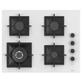 Ferre SilenArt  Yeni Seri Movio Beyaz  Ankastre Set  / WOK  ( D087 + SC406-WFA   + QBL62CB ) thumbnail 5