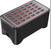 Daytona 150 Watt USB HUB 30 Portlu Ergonomik Çoklu Şarj İstasyonu thumbnail 3