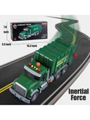 Pilli Işıklı Sesli Amerikan Tipi Oyuncak Çöp Kamyonu thumbnail 5