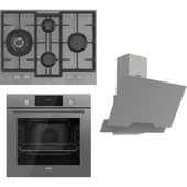 Ferre Flowart Serisi Gri Set (ED078+ QMS63CPR +D065 ) thumbnail 1