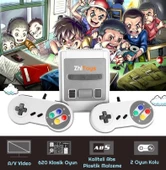 Zhltoys 620 Oyunlu Mini Retro Atari Oyun Konsolu Klasik Oyunlu Tv Atarisi 2 Kollu Oyun Konsolu thumbnail 4