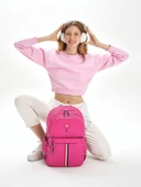 Pierre Cardin Okul Sırt Çantası Fuşya 07Pct180011-Fs thumbnail 2