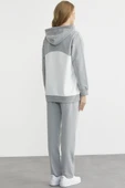 Oversize Kapüşonlu Eşofman Takım - Gri thumbnail 7