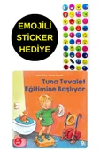EMOJİLİ  STİCKER HEDİYE  - OKUL ÖNCESİ RESİMLİ KİTAPLAR  - TUNA TUVALET EĞİTİMİNE BAŞLIYOR thumbnail 1