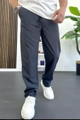 Erkek Beli Lastikli Jogger Pantolon Füme Edw394 thumbnail 1