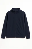 Kadın Fermuarlı İçi Polarlı Sweatshirt - 2