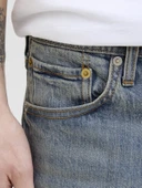 JACK JONES Mıke Rahat Kesim Dar Paça Erkek Kot Pantolon 12269527 thumbnail 6