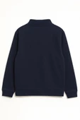 Kadın Fermuarlı İçi Polarlı Sweatshirt - 3